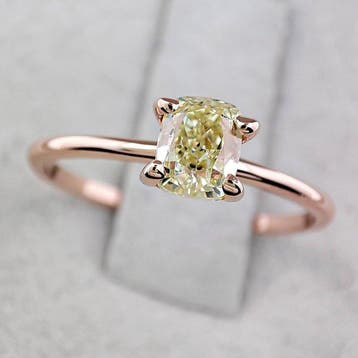 Zonder minimumprijs - Ring - 14 karaat Roségoud, Fancy, Nieuw