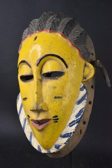 Vreugdemasker van Zaouli - Gouro - Ivoorkust