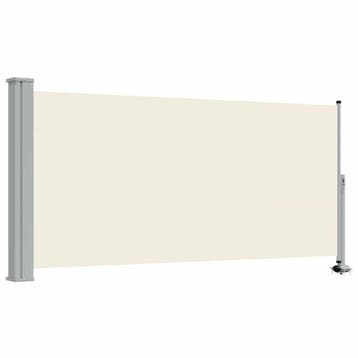 Zijscherm 120x300cm Creme | Retourdeal 34% Korting, 100 tot 150 cm, Ophalen of Verzenden, Zo goed als nieuw, 200 cm of meer