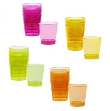Set 20 Shotglaasjes Neon, Ophalen of Verzenden, Nieuw