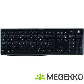 Logitech K270 toetsenbord Draadloos Zwart, Verzenden, Nieuw, Logitech