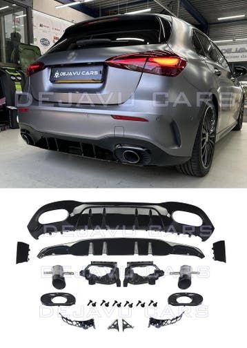 A35 AMG Look Diffuser voor Mercedes Benz A-Klasse W177 Hatch, Auto diversen, Tuning en Styling, Ophalen of Verzenden