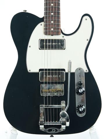 Del Tone 60s T Style Custom Black P90 Light Aged (T-Style), Ophalen of Verzenden, Nieuw, Solid body