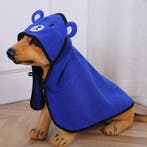 Honden Badjas 35cm S Blauw Beertje, Verzenden, Nieuw
