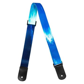 Flight S35 Surf Ukulele Strap Poly/Leer Blauw met Ocean, Ophalen of Verzenden, Nieuw