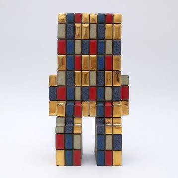 Wxyz (1980) - sculptuur, 322-1 - 184.5 mm - Keramiek,