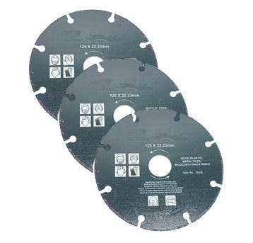 Doorslijpschijf wolfraam 125mm | hout met spijkers, metaal, Ophalen of Verzenden, Nieuw