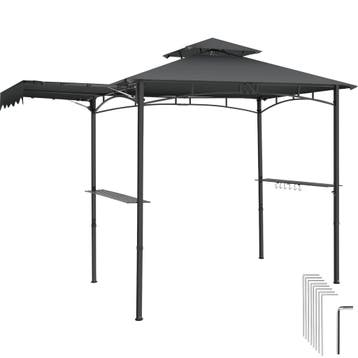 Barbecuepaviljoen Maracaibo met luifel, weerbestendig, winds, Verzenden, Nieuw
