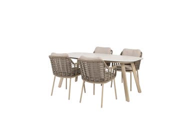 Taste by 4 Seasons Puglia tuinset latte met Manolo tafel 180, Ophalen of Verzenden, Nieuw