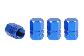 Ventieldopjes - Blauw - 4 stuks, Ophalen of Verzenden