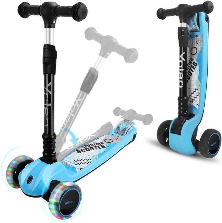 Kinderstep - 3 wielen - Kinder step jongens - LED Wielen - V, Fietsen en Brommers, Steps, Zo goed als nieuw, Verzenden
