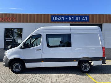 Zakelijke Lease |  Mercedes-Benz Sprinter 317 1.9 CDI 170pk, Stof, Gebruikt, Euro 6, Wit