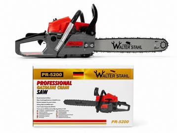 Walter Stahl PR-5200 Professionele Benzine Kettingzaag, Ophalen of Verzenden