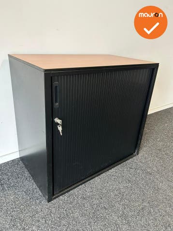 B-Keuze - Roldeurkast - Basic - Hangmaplade - 74x80x45cm - z, Werkplek, Ophalen of Verzenden, Gebruikt, Kast