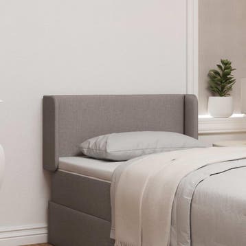 vidaXL Hoofdbord oor Taupe 40,5 x 40,5 x 4 cm Stof, Verzenden, Nieuw, Stof