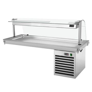 GGM Gastro | Drop-in koelplaat - 1785mm - +2 tot +8°C - 5x |, Verzenden, Nieuw, Effen, Bord(en)