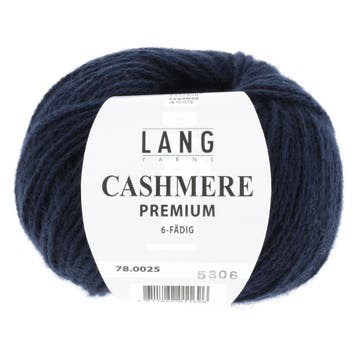 LANG Yarns Cashmere Premium - 25 Donkerblauw - Puur Kasjmi, Ophalen of Verzenden, Nieuw