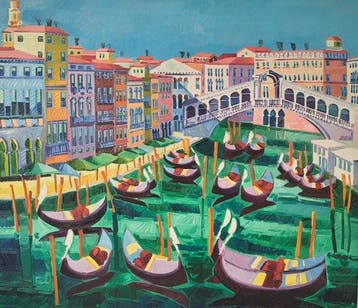 Athos Faccincani (1951) - Cromie Veneziane