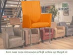 Leren eetkamerstoel Comfort met wieltjes en armleuning -, Overige kleuren, Nieuw, Leer, Ophalen of Verzenden