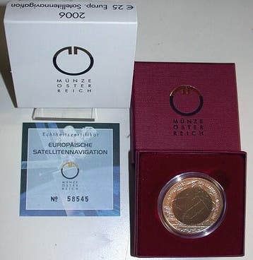 25 Euro 2006 Österreich Republik, Verzenden