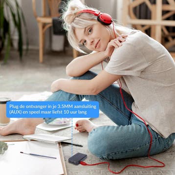 Mancor Bluetooth Naar Aux Ontvanger &amp; Receiver - BT 5.0, Auto diversen, Ophalen of Verzenden, Zo goed als nieuw