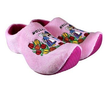 Klompsloffen roze boer/boerin, Ophalen of Verzenden, Nieuw