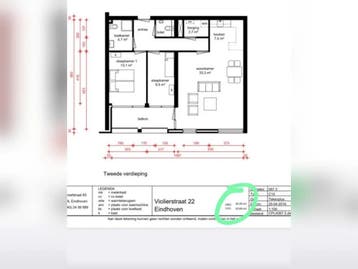 Te huur: Appartement Violierstraat in Eindhoven, Huizen en Kamers, Noord-Brabant, Eindhoven, Appartement