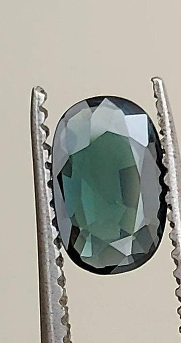Zonder minimumprijs Saffier - 1.25 ct - Antwerp Laboratory, Sieraden, Tassen en Uiterlijk, Nieuw