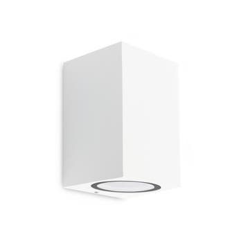 Geo Muurlamp Wit Buitenverlichting Buitenlampen wand modern, Verzenden, Nieuw
