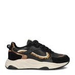 Nelson lage sneakers voor dames in het Zwart, Verzenden, Zwart, Nieuw, Sneakers of Gympen