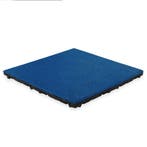 Rubber tegel met EPDM toplaag - 50 x 50 cm - 45 mm - Donker, Verzenden, Nieuw