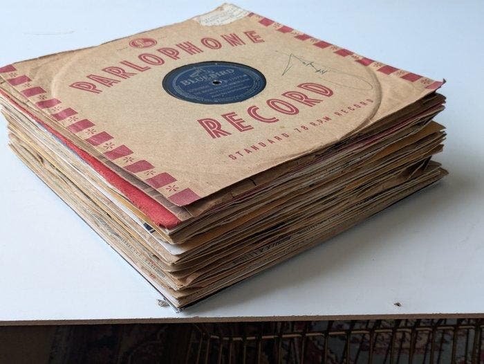 Grote jazz & swing 78 RPM collectie (32 stuks) – Duke, Cd's en Dvd's, Vinyl Singles