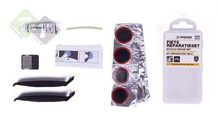 Fiets Reparatieset 13 Delig - Fietsband Plakset - Fietsbande, Auto diversen, Autogereedschap, Nieuw, Ophalen of Verzenden