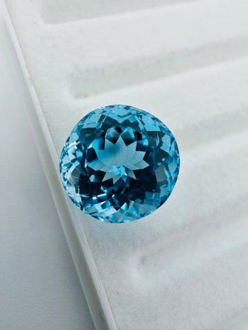 Zonder minimumprijs Blauw Topaas - 16.92 ct - Antwerp, Nieuw