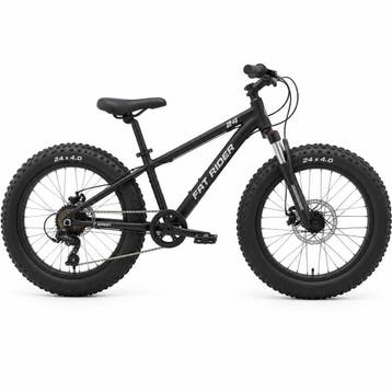 Kinderfatbike 24 Inch | 7 Versnellingen | Voorvering | Zwart, Ophalen of Verzenden, Nieuw