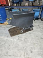 Kiepbak kantelbak spanenbak heftruck 450 liter, Voorzetapparatuur