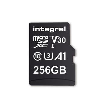 Micro SDXC kaart met adapter | Integral | 256 GB (Class 10), Verzenden, Nieuw, Integral