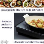 2dekans | Warmhoudplaat - Rechaud - 2 Branders - Waxinelicht, Ophalen of Verzenden, Zo goed als nieuw, Zwart