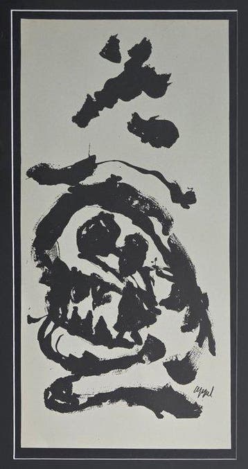 Karel Appel (1921-2006) - Abstracte Compositie