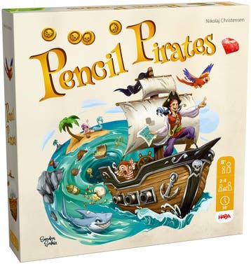 Potlood Piraten - Familiespel | Haba - Kinderspellen, Verzenden, Nieuw