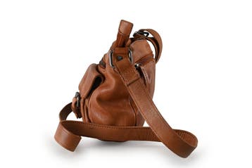 5th Avenue Schoudertas Cognac, Verzenden, Zo goed als nieuw