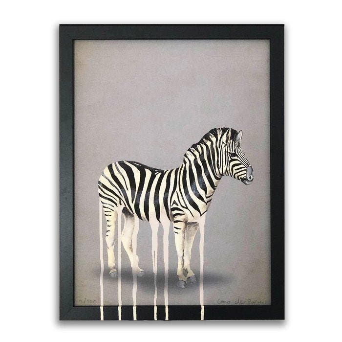 Coco de Paris - Dripping zebra, Antiek en Kunst, Kunst | Designobjecten