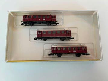 Trix, Minitrix N - 13720 - Modeltrein personenwagonset (1) -, Hobby en Vrije tijd, Modeltreinen | N-Spoor, Nieuw