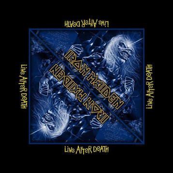 Iron Maiden - Live After Death Bandana officiële merchandise, Verzamelen, Ophalen of Verzenden, Nieuw, Kleding