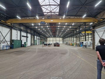 Demag enkelligger bovenloopkraan ± 20.500mm x 6.3t 001655U, Doe-het-zelf en Verbouw, Gereedschap | Overige machines, Ophalen, Gebruikt
