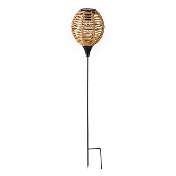 Solar tuinfakkel | Lumineo | Ø 15.6 x 78 cm |, Verzenden, Nieuw