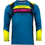 Cross-shirt Kenny Racing Track Donker Blauw / Roze - MAAT L, Kenny, Motorcrosskleding, Nieuw met kaartje, Heren