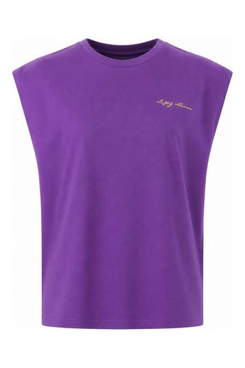 Lofty Manner Top in maat L Paars, Lofty Manner, Verzenden, Zo goed als nieuw, Overige kleuren