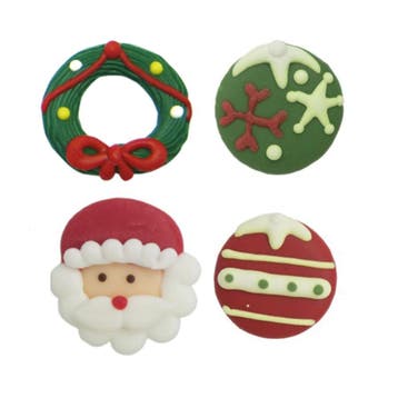 Callebaut Chocoladedecoratie Xmas Mini Ass. 160st, Verzenden, Nieuw