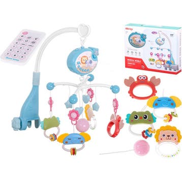 Lullaby Ster Boxmobiel Blauw – Baby Mobiel met 40 Melodieën, Ophalen of Verzenden, Nieuw
